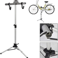 Bluetooth earphone Bike Repair Stand 70-132cm Telescopic Bicycle Maintenance Rack Multi Bicycle Storage Display Stand Parking Rack for Bikes Bike Stand, Adjustable Floor Bicycle Holder