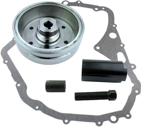 Kit Flywheel + Gasket Puller for Arctic Cat 400 Manual 2003-2006 | OEM Repl.# 3430-054 3430-071 0802-037 3430-053