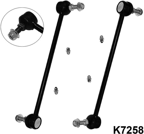 TRIL GEAR 2pcs K7258 Front Stabilizer Sway Bar End Link Driver and Passenger Side fit for Dodge 96-16 Grand & 96-07 Caravan & 96-00 Plymouth Grand Voyager