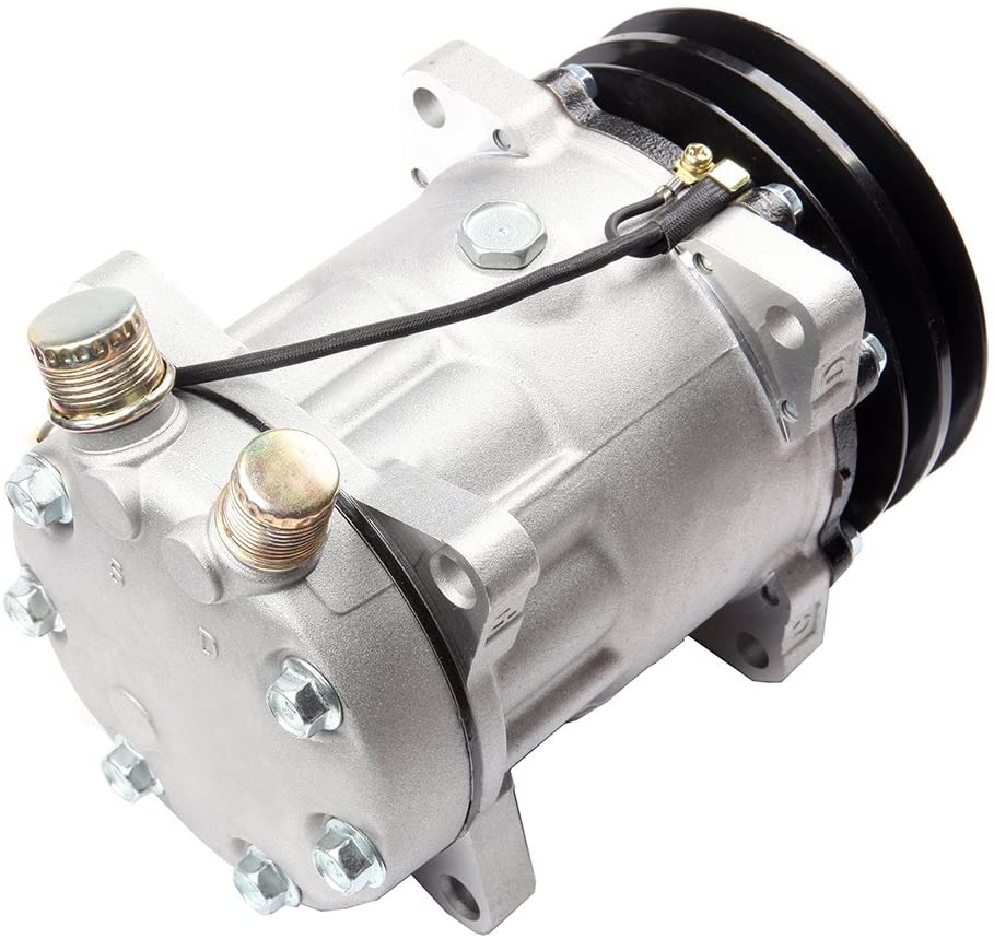 OCPTY CO 4647C Air Conditioner Compressor Compatible with Hyundai Excel Jeep Wagoneer Mazda 626 Mercury Tracer