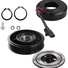AC Compressor Clutch Assy for Nissan Sentra 2007-2011 2.0L Air Conditioning Repair Kit Plate Pulley Bearing Coil
