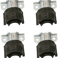 Set of 4 Front Stabilizer Sway Bar Bushings w/Brackets Febi For Mercedes W164