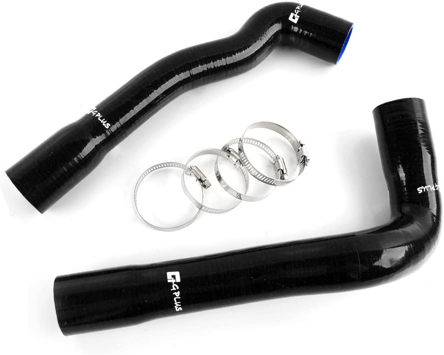 Silicone Radiator Coolant Hose Kit Clamps For BMW E36 M3 / 325i 325is 325iX 1992 1993 1994 1995 1996 1997 1998 1999 Black