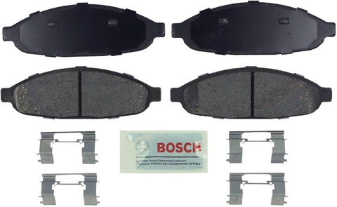 Bosch BE997H Blue Disc Brake Pad Set with Hardware for 2004-08 Chrysler Pacifica - FRONT