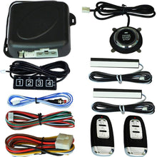 NHIMIO 10pcs Auto car start stop engine system with keyboard PKE Keyless Entry Engine Alarm System set password open/close door