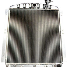 KKS4854 New 3 Rows All Aluminum Radiator Fit 1948-1954 Chevrolet Truck 3.5L/3.8L/4.3L Gas L6
