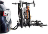 KAC Overdrive Sports K4 2” Hitch Mounted Rack 4-Bike Platform Style Carrier for Standard, Fat Tire, and Electric Bicycles – 60 lbs/Bike Heavy Weight Capacity - Smart Tilting – RV Use Prohibited