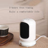 LYYAN Winter Heating Artifact Barefoot Shaking Head Intelligent Temperature Control Dual Power-Off Device Small Mini Energy-Saving Electric Heater 220W