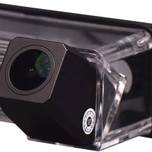 Reversing Vehicle-Specific Camera Integrated in Number Plate Light License Rear View Backup Camera Compatible with R35 GTR 250GT Fairlady 350Z 370Z Cube Livina Geniss Tiida