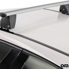 Roof Rack Cross Bars Lockable Luggage Carrier Fixed Point Roof Cars | Silver Aluminum Cargo Carrier Rooftop Bars | Automotive Exterior Accessories Fits Subaru Impreza 2017-2021