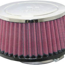K&N Universal Clamp-On Filter: High Performance, Premium, Washable, Replacement Filter: Flange Diameter: 4.0625 In, Filter Height: 3.125 In, Flange Length: 0.75 In, Shape: Round Tapered, RC-9470
