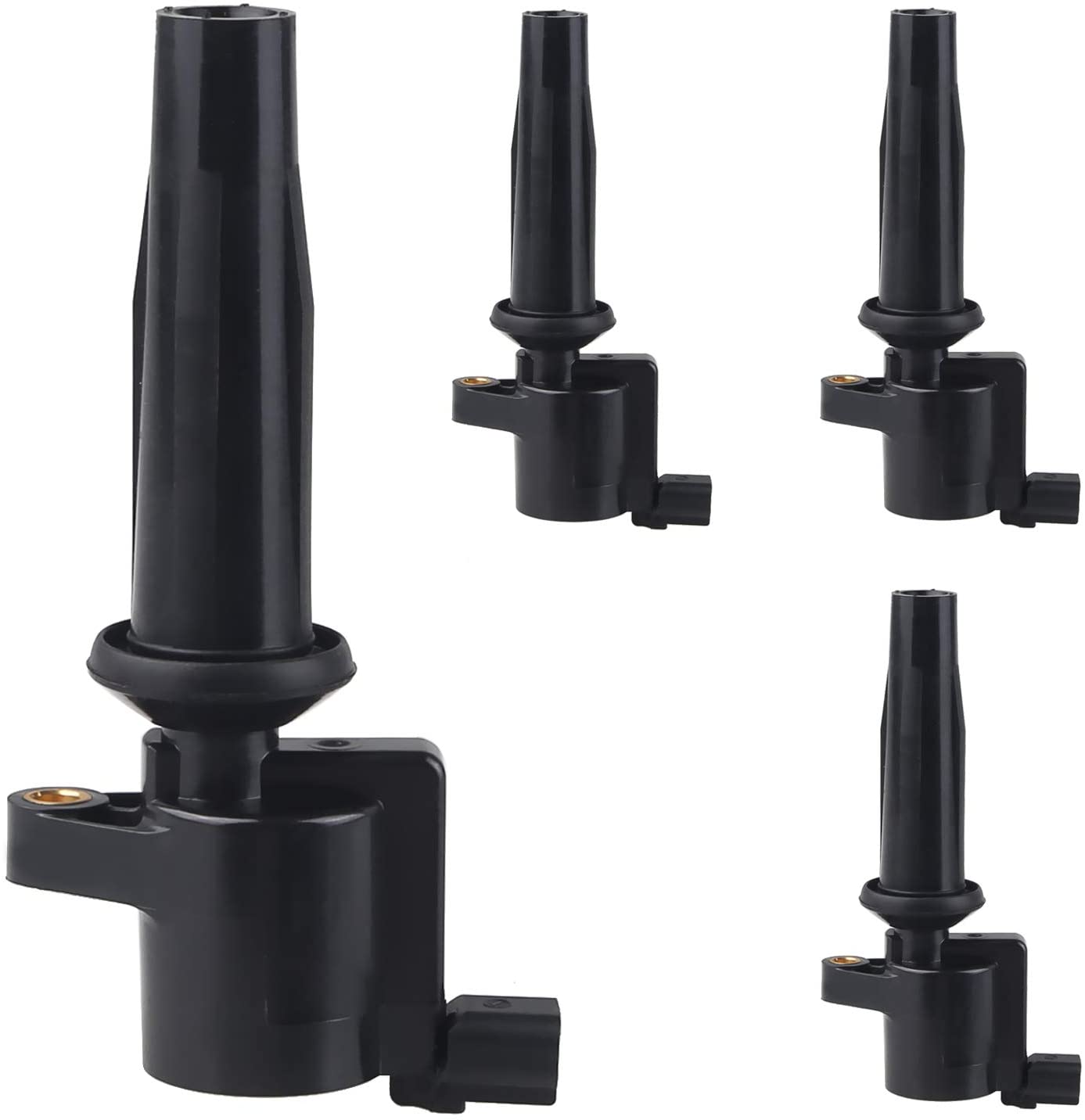JDMON Compatible with Ignition Coil Pack Ford Focus Fiesta Escape Transit Connect Mazda 3 Tribute Mercury Mariner Replaces FD505 DG501 DG504 DG541 DG507 Pack of 4
