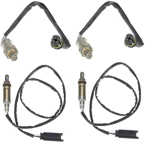 A-Premium O2 Oxygen Sensor Replacement for BMW 325Ci 325i 330Ci 330i 2001-2002 323Ci 328Ci 323i 328i 325xi 330xi X3 X5 Z3 Z4 Upstream and Downstream 4-PC Set