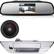 HD IP68 1280pixels 1000TV Lines Car Tail Trunk Handle Rear Color Parking Backup Camera Night Vision Reversing System Parking Aid for Toyota Hilux Revo Rocco/Invincible 50/AN120 130