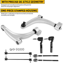 Front Lower Control Arm Kit Compatible with 2004-2009 Chevrolet Malibu, 2005-2010 Pontiac G6, 2007-2009 Saturn Aura