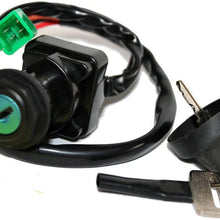 Caltric Ignition Key Switch Compatible with Suzuki Lt80 Lt-80S Lt80S Lt 80 S 1987-1995 Atv New