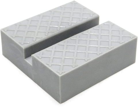 2 Pack Square Universal Polyurethane Slotted Jack Pad Frame Rail Protector by TMB