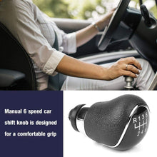Gear Shifter Knob, Convenient And Practical Car 6 Speed Shift Knob Gear Stick Shift For Ford Focus Mk3 Black