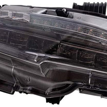 Brock Replacement Passenger LED Headlight Compatible with 16-19 Civic