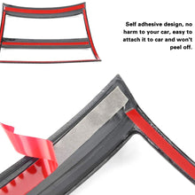 Rear Air Vent Frame, ABS Plastic Rear Air Conditioning Vent Outlet Frame Trim For 5 Series F10 2011-2016