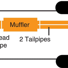 Gibson 5587 Aluminized Cat-Back Dual Extreme Exhaust System