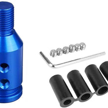 Pursuestar Universal Aluminum Shift Knob Adapter Retainer Shifter for Non Threaded BMW Mini M10x1.5 (Silver)