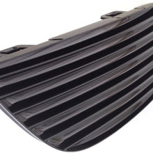 Bumper Grille compatible with 2015-2016 Mercedes Benz C300 Plastic Primed Left Side