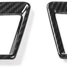 HKPKYK for Ford Mustang 2015 2016 2017, Interior Moulding Carbon Fiber AC Outlet Air Conditioner Outlet Door AC Auto Accessories