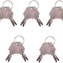 Notonparts Forklift Key 1430 166 (10 Keys) For Hyster Heavy Equipment Crown Daewoo Yale JLG Gradall Gehl Construction Ignition Key Set