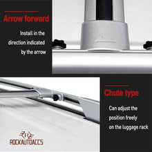 ROKEXUS Roof Rack Crossbars fits 2008-2020 Toyota Land Cruiser FJ200 LC200 Aluminum Roof Rail Cross Bars Silver