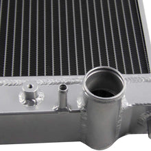 ALLOYWORKS All Aluminum Radiator For 2003-2007 F or d F250 F350 F450 F550 Super Duty / 2003-2005 F or d Excursion 6.0L Turbo Diesel Powerstroke Engine (A)