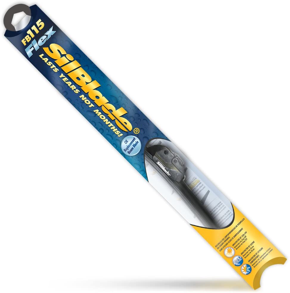 Silblade FB128 Flex Black Silicone Ultimate Wiper Blade, 28