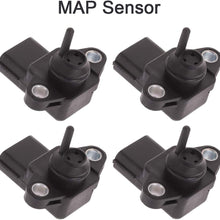 ZENITHIKE Manifold Absolute Pressure Sensor Replacement for MD355556 2004-2005 Chrysler. Sebring 2004-2012 Mitsubishi Eclipse 2005-2010 Mitsubishi Endeavor 2004-2010 Mitsubishi Galant 4pcs