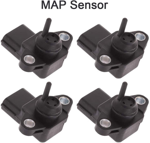 ZENITHIKE Manifold Absolute Pressure Sensor Replacement for MD355556 2004-2005 Chrysler. Sebring 2004-2012 Mitsubishi Eclipse 2005-2010 Mitsubishi Endeavor 2004-2010 Mitsubishi Galant 4pcs