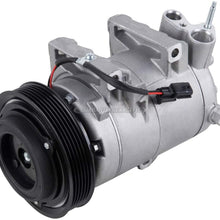 AC Compressor & A/C Clutch For Nissan Rogue 2008 2009 2010 2011 2012 2013 2014 2015 2016 - BuyAutoParts 60-02395NA New