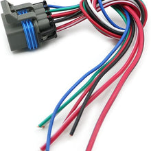 Motoparty 4L60E 4L80E Neutral Safety Switch Connector Pigtail,7 Wire Transmission MLPS Switch Connector Pigtail