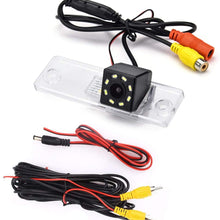 eHANGO Car Rear View Camera Bracket License Plate Lights Housing Mount for Toyota 4Runner N210 MK4 / Toyota Hilux Surf N210 / Toyota SW4 N210 MK4 / Toyota Fortuner/Toyota Innova (8 LED)