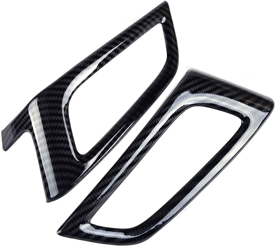 1 Pair of Dashboard Air Conditioner AC Vent Outlet Cover Trim Garnish fit for Ford Focus 2015-2018 RS ST