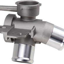 Upper Radiator Coolant Filler Neck Upgraded Aluminium Engine Radiator Outlet Flange Waterpipe Fit for Nissan Teana Altima 2007-2012 Maxima 215019-HA0A