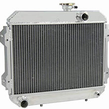 CoolingSky 2 Row All Aluminum Radiator for Toyota Corolla KE30 KE38 KE55 KE70 MT 1974-1985