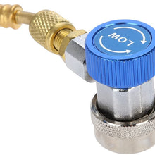 Refrigerant Recharge Hose, R134a Car Refrigerant Recharge Hose Gas Can Fitting Pipe Can Tap for R502 R-12 R-22