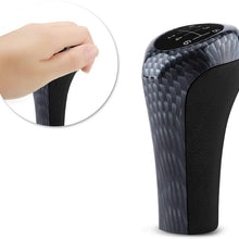 Acouto 6 Speed Car Gear Shift Knob Manual Shifter Knob Fit for BMW E90 E91 E92 X1 X3 X5 (Carbon Fiber Color)