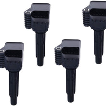 A-Premium Ignition Coil Pack Compatible with Volkswagen 2013-2019 Audi A3 Sportback e-tron 2016-2018 1.4L 4-PC