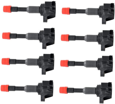 DRIVESTAR UF374 Ignition Coils Pack for Honda 2003-2011 Civic Hybrid 1.3L Compatible with UF374 C1408 Front Only Set of 8