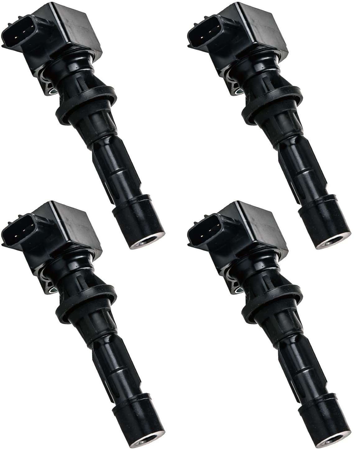 MAS Set of 4 Ignition Coil Pack Replaces OE# UF540 L3G218100A C1683 Compatible with 2006-2013 Mazda 3 2006-2013 Mazda 6 2007-2012 Mazda CX-7 2006-2015 Mazda MX-5 Miata L4 2.0L 2.3L 2.5L