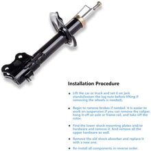 Shocks Struts,ECCPP Front Pair Shock Absorbers Strut Kits Compatible with 2002 2003 2004 2005 2006 Nissan Sentra 333310 333311 72105 72106