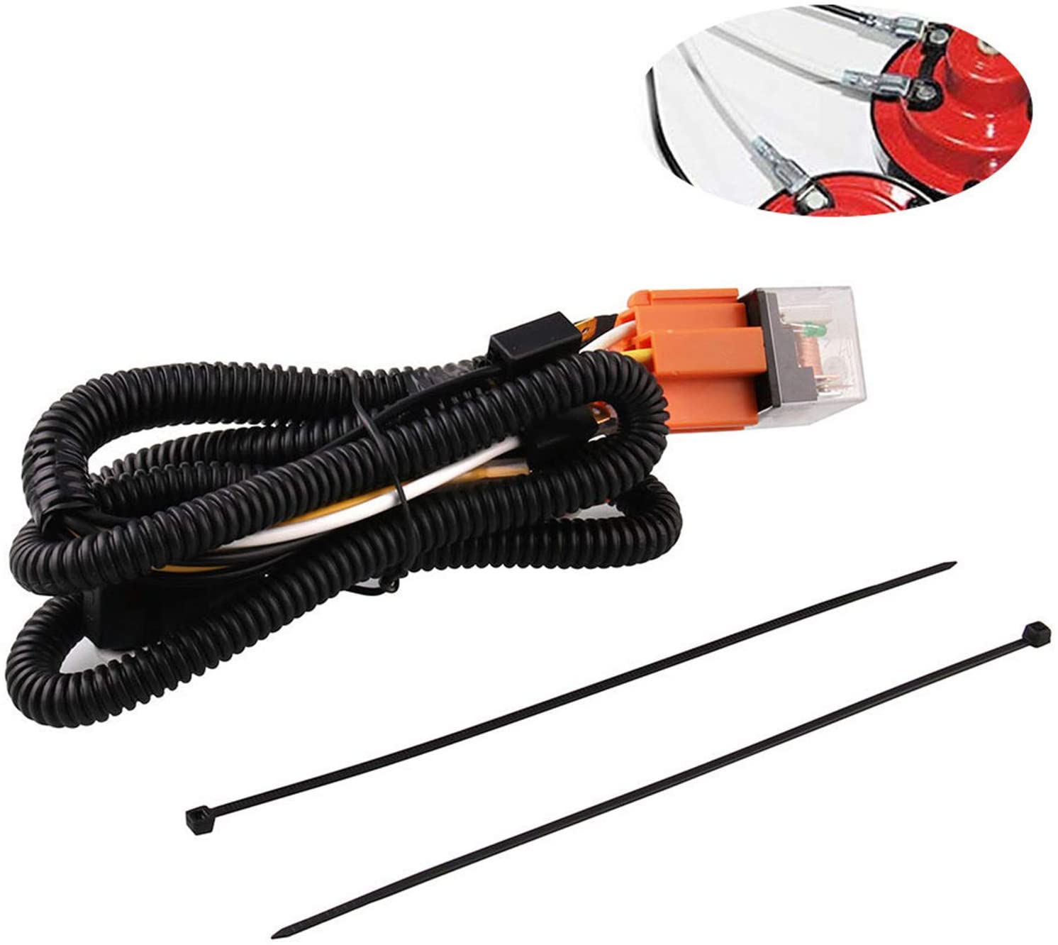 12V Horn Wiring Harness Relay Kit,Car Modification Explosion-Proof Horn