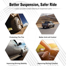 LSAILON 8pcs Front Sway Bar Links Outer Inner Tie Rods Kit Lower Ball Joints Fit Saturn L100 Saturn L200 Saturn L300 Saturn LS Saturn LS1 Saturn LS2 Saturn LW1 Saturn LW2 Saturn LW200 Saturn LW300