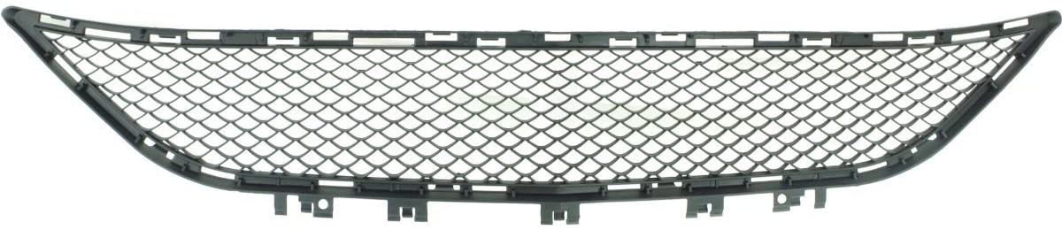 Bumper Grille For 2014-2016 Mercedes Benz E350 E400 Center Textured Black