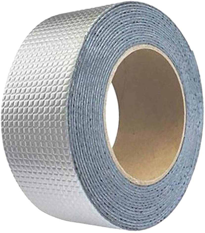 Milageto Self Adhesive 5mx15cm Rubber Aluminum Foil Butyl Tape Stop Leak Sticker